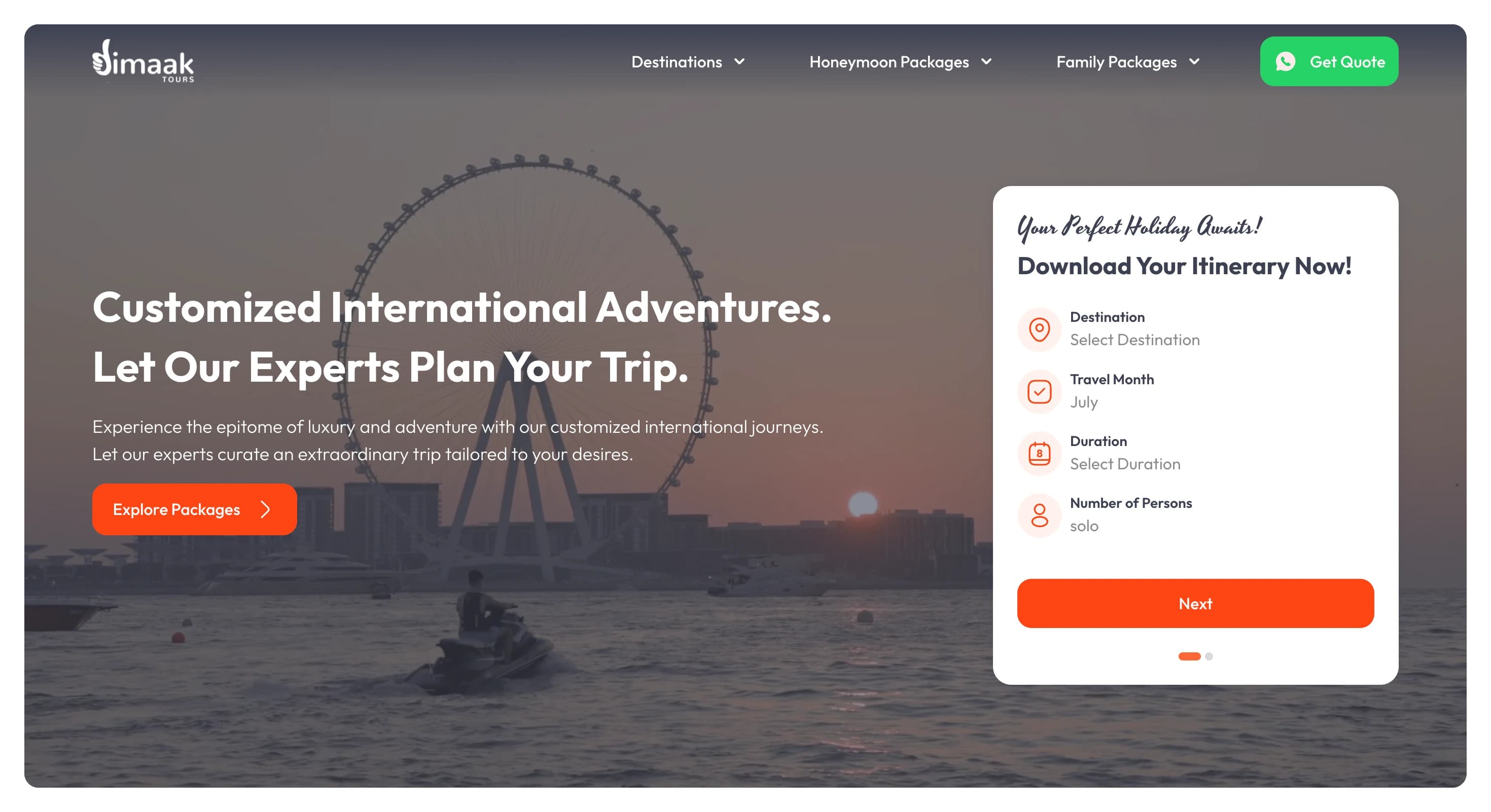 The Custom Itinerary Booking Platform
