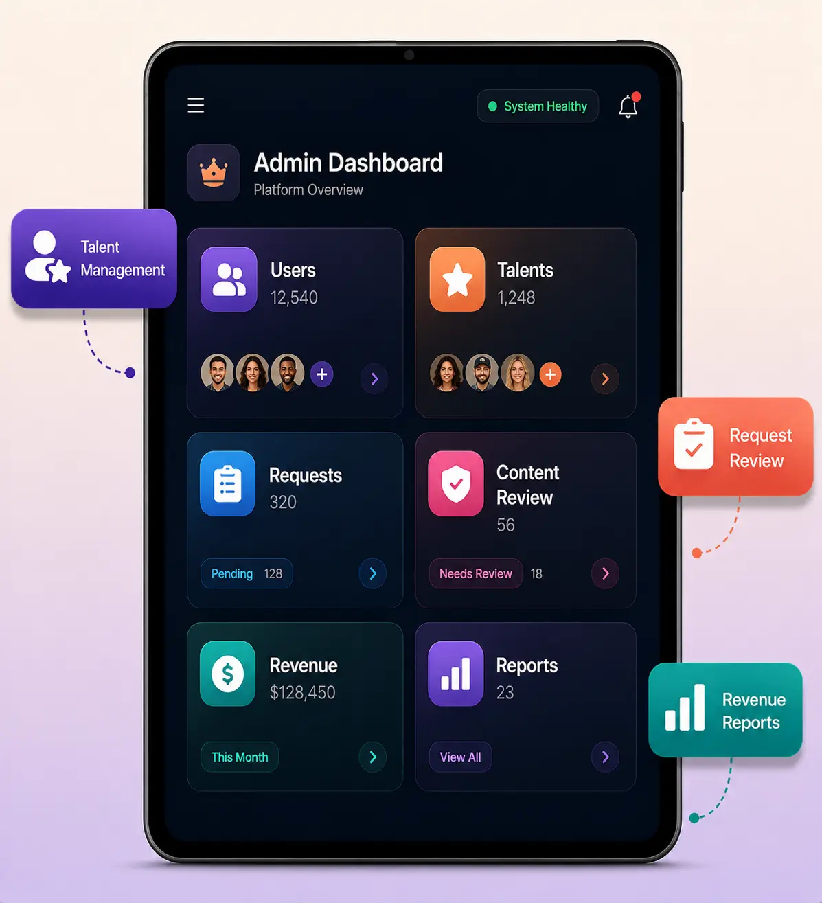 Fan App UI