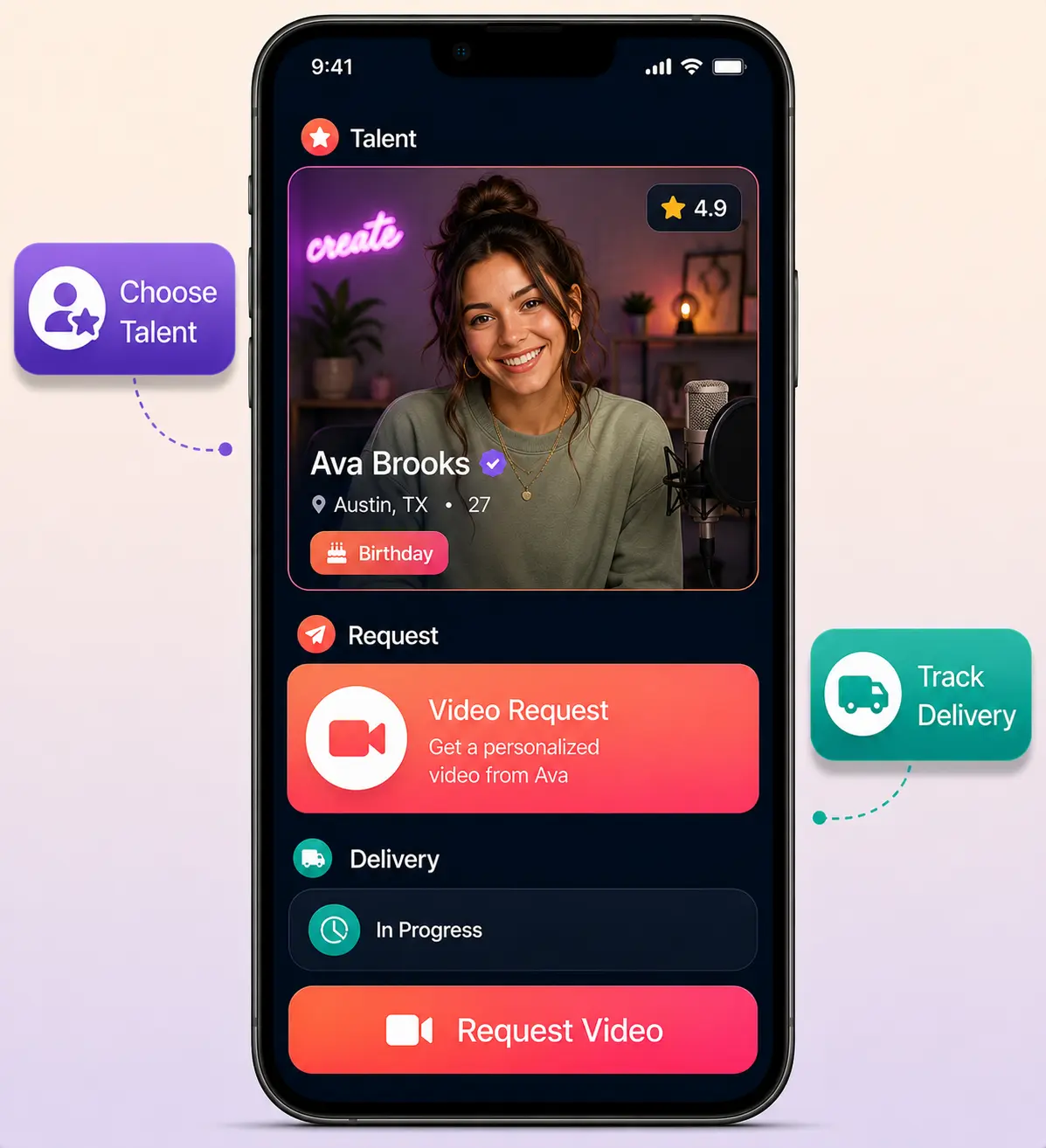 Cameo clone user dashboard from xpertz.io