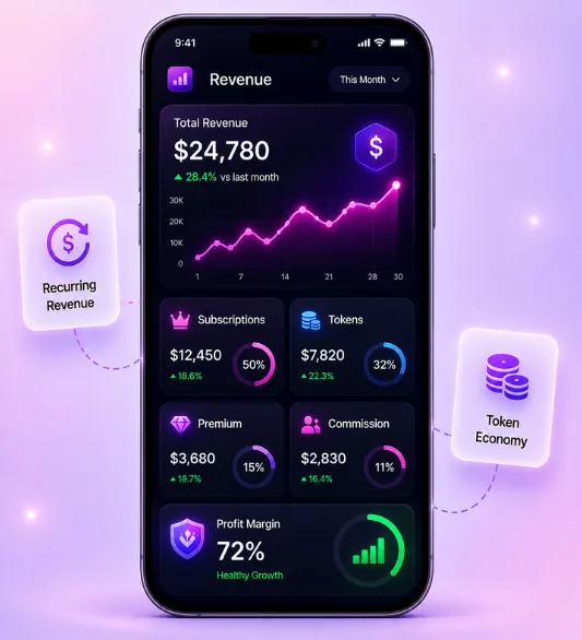 Creator Revenue Mockup