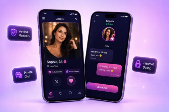 Gleeden clone mobile interface by Xpertz