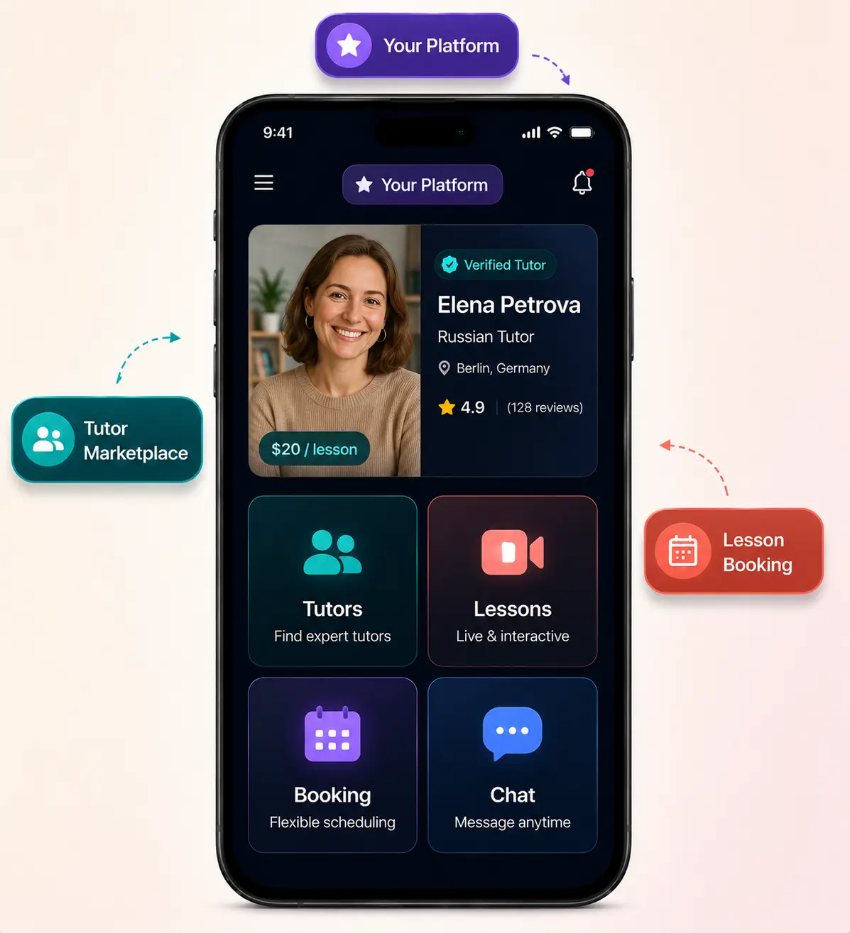 italki Clone App Platform Overview