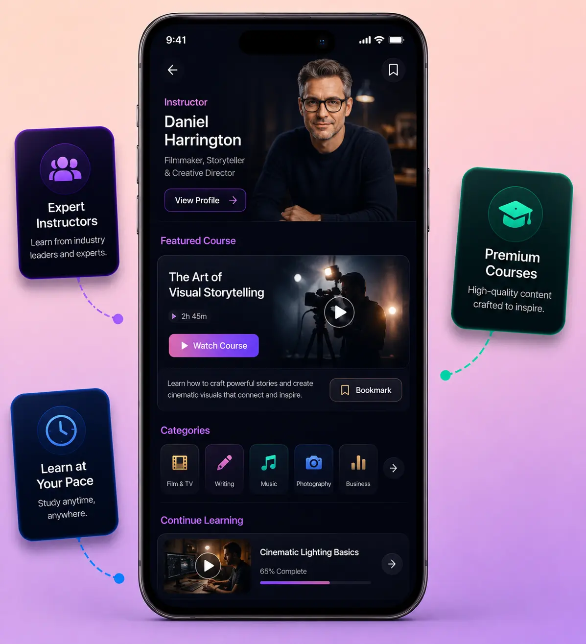 MasterClass clone member dashboard
