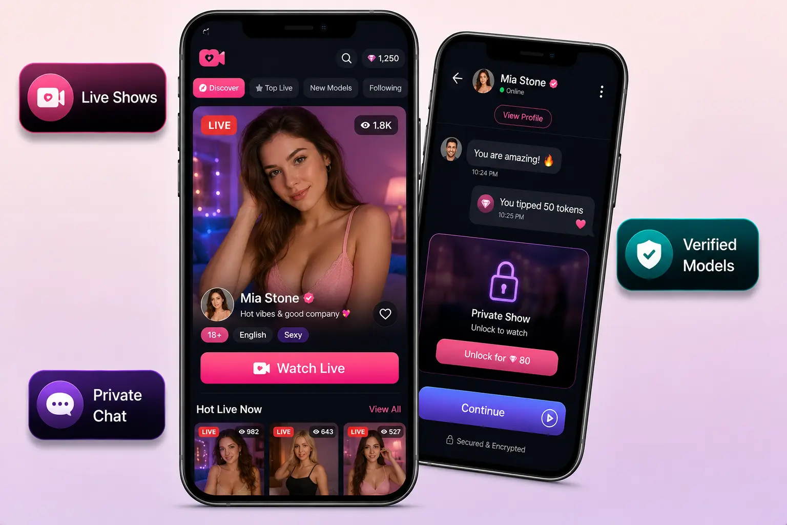 StripChat Clone Platform Preview