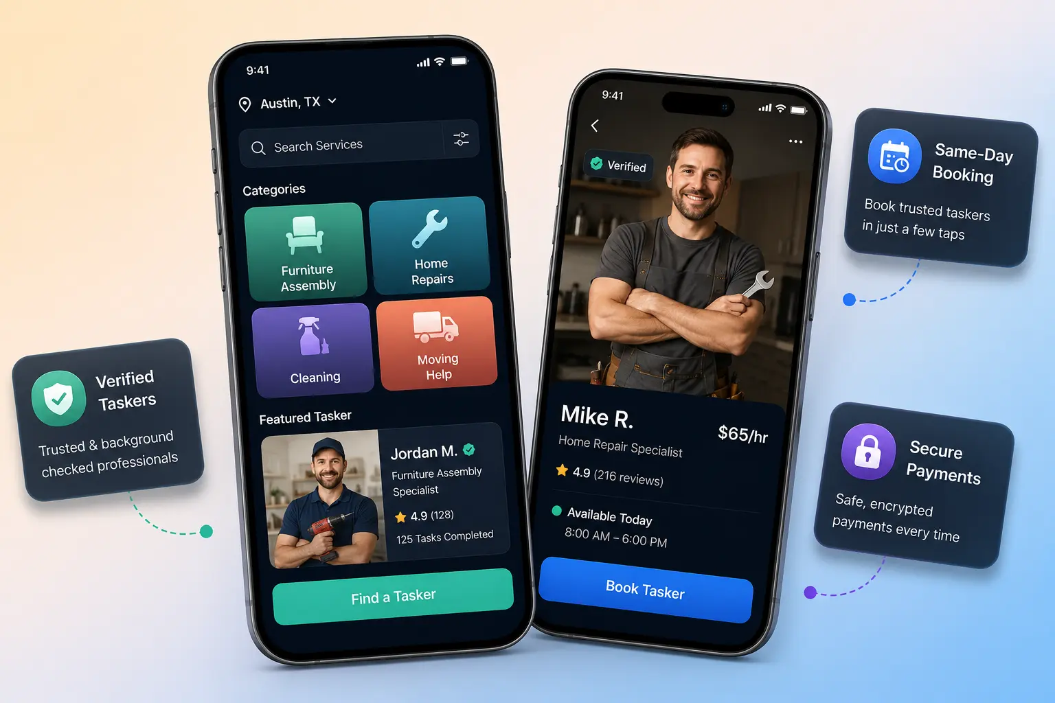 taskrabbit-clone-mobile-interface-Xpertz