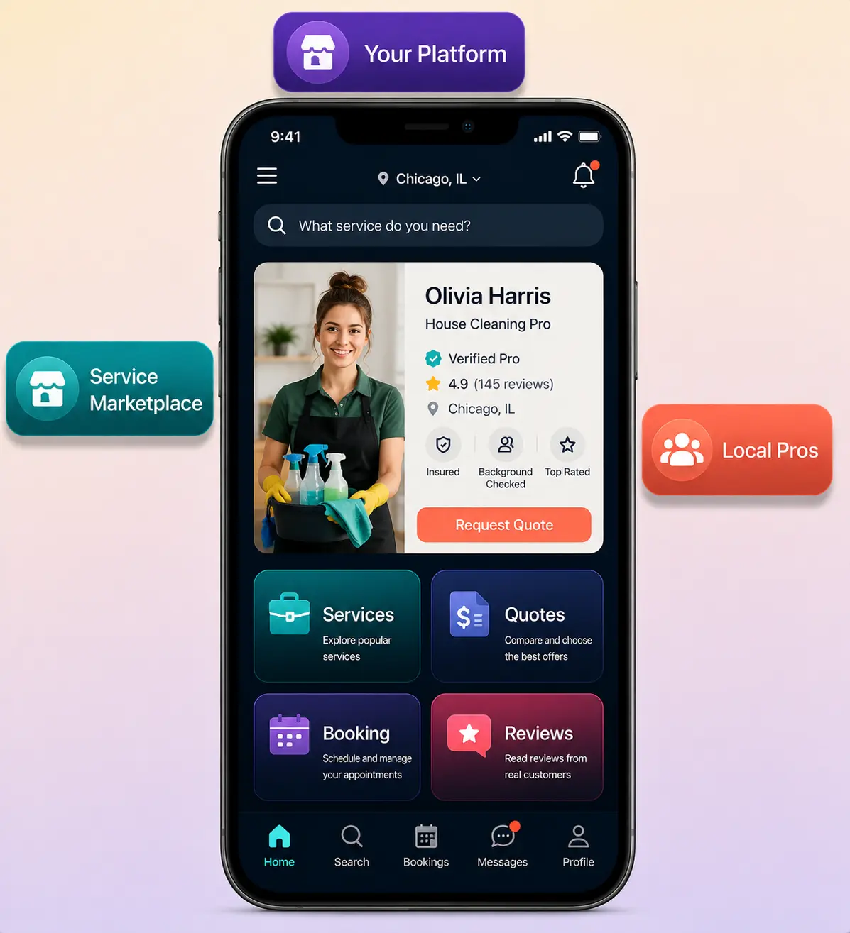 Thumbtack Clone App Platform Overview